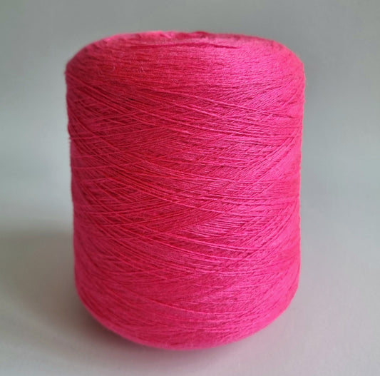 Neon Pink - 50% Cashmere & 50% Mink - Lace Weight - 1100m/100g