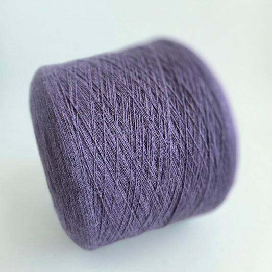 100% Mink Cashmere Yarn - 2/16Nm - 800m per 100g - Purple
