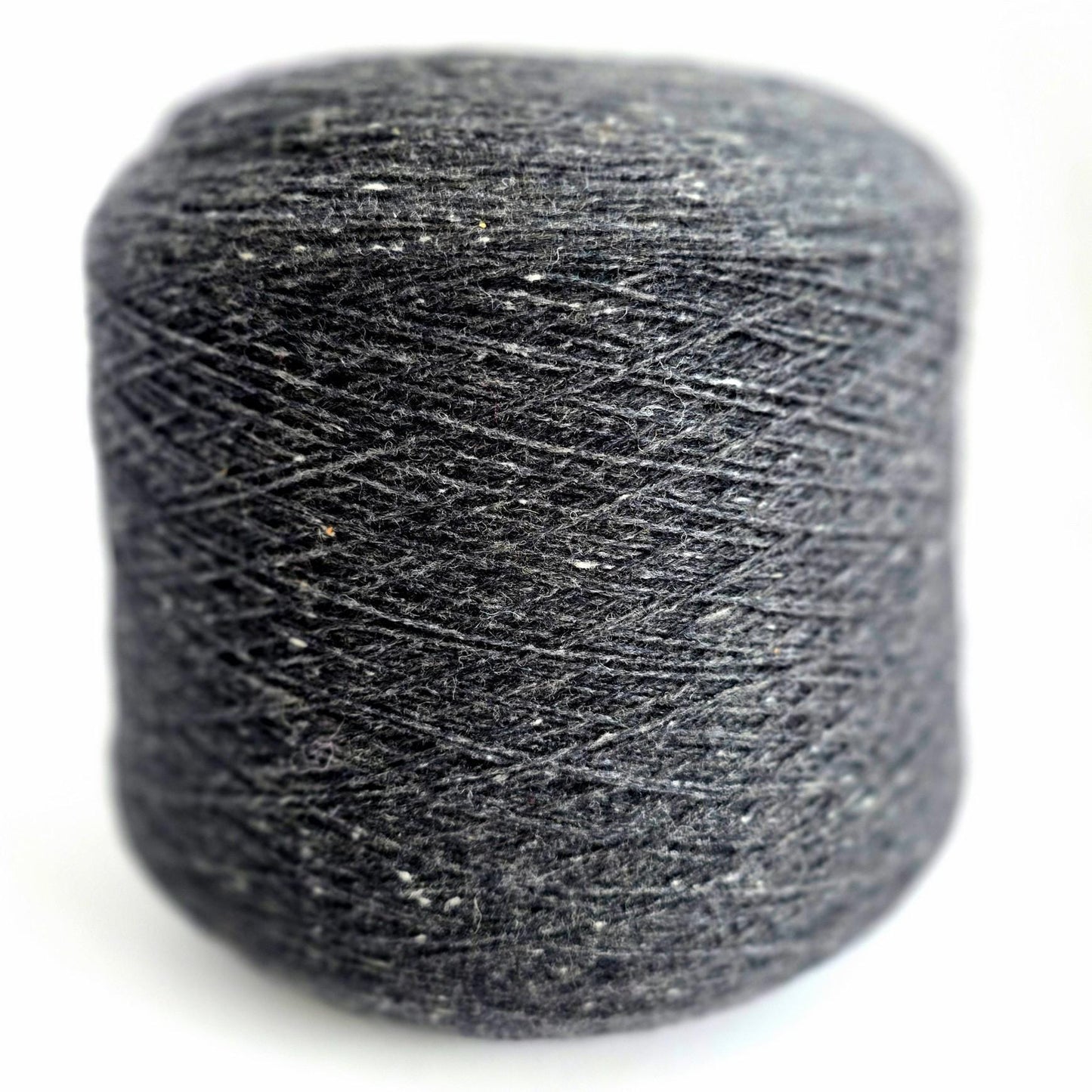 100% Yak Yarn - 2/16Nm - 800m per 100g - Dark Grey Tweed