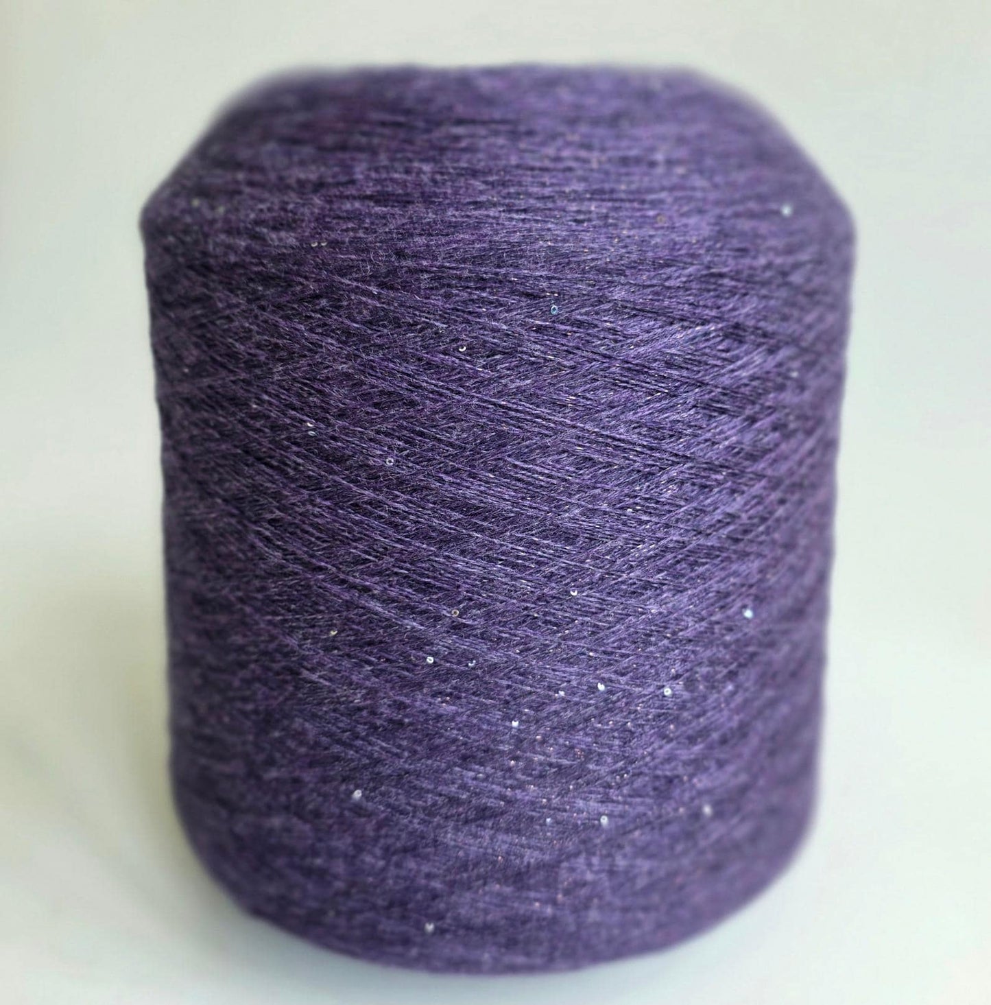 100% Cashmere Yarn - 2/26Nm - 1300m per 100g - Royal Purple Sparkling