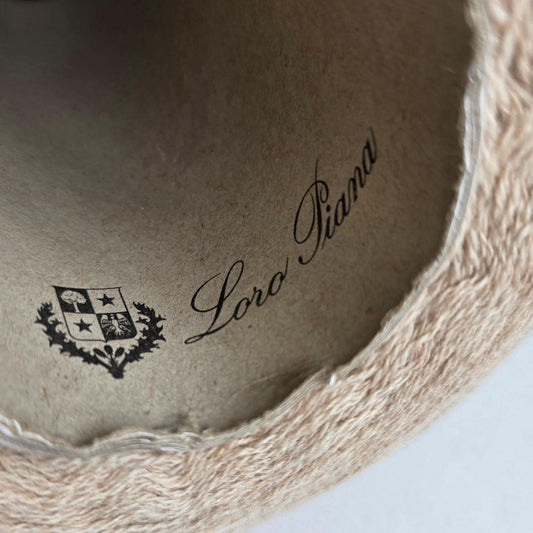 Loro Piana Italian 100% Cashmere Yarn - 2/26Nm - 1300m per 100g - Light Khaki Melange