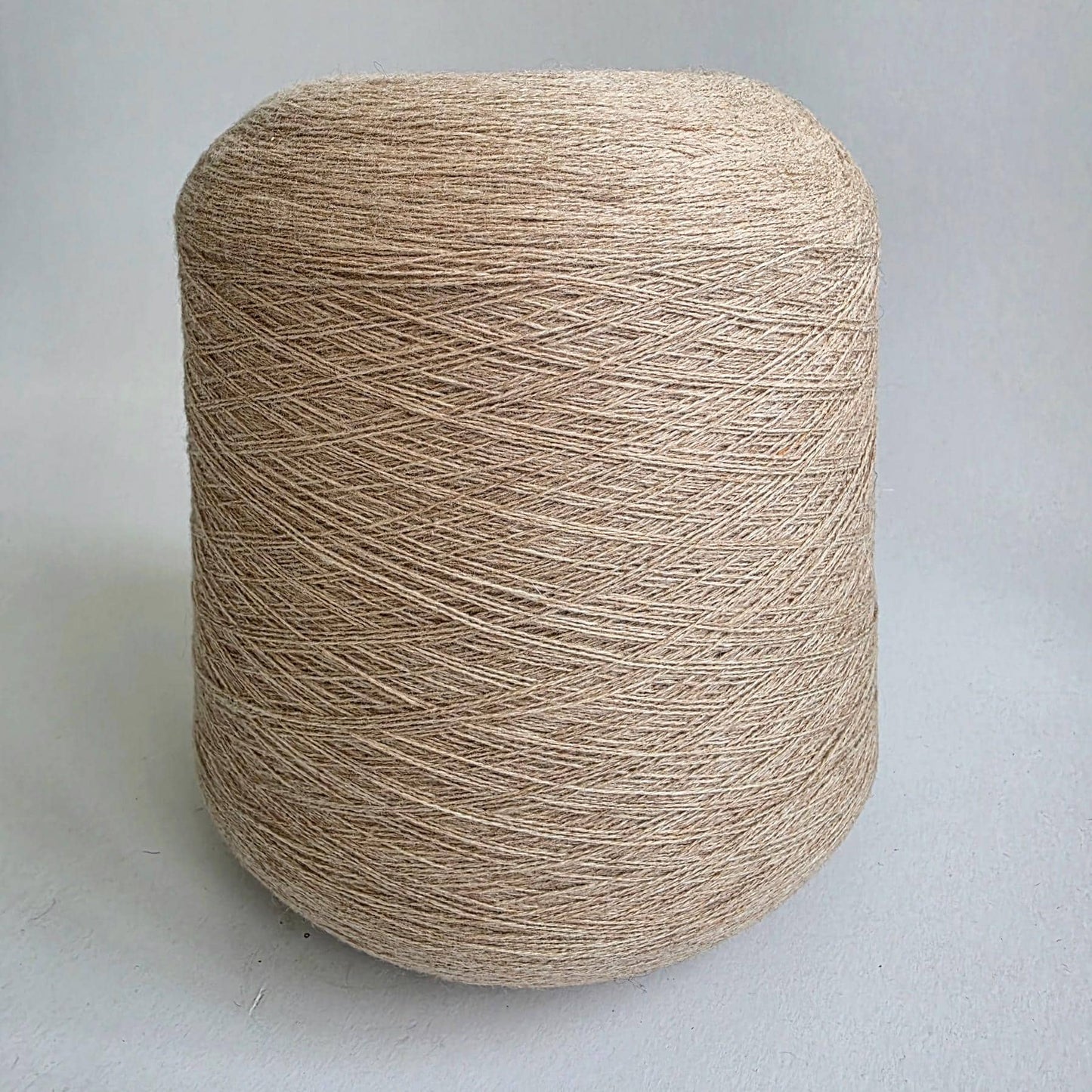 Loro Piana Italian 100% Cashmere Yarn - 2/26Nm - 1300m per 100g - Light Khaki Melange