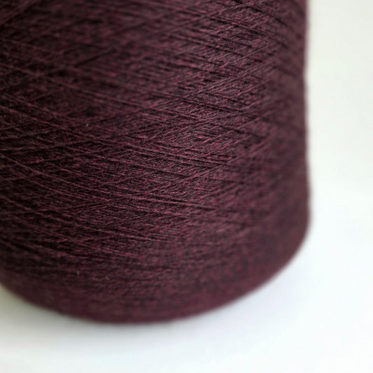 Loro Piana Italian 100% Cashmere Yarn - 2/26Nm - 1300m per 100g - Deep Red AB