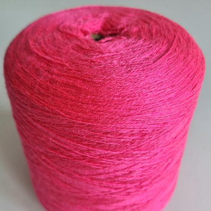Neon Pink - 50% Cashmere & 50% Mink - Lace Weight - 1100m/100g