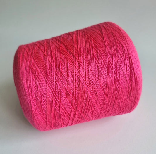 Neon Pink - 50% Cashmere & 50% Mink - Lace Weight - 1100m/100g
