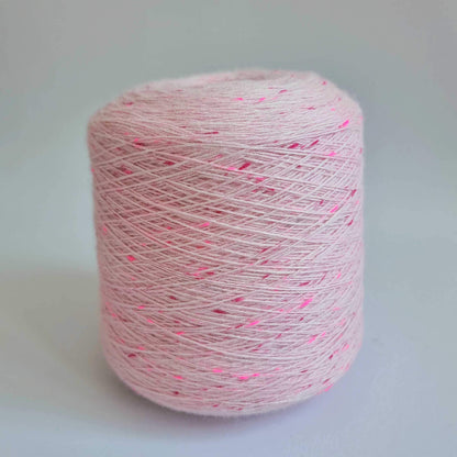 Pink Raccoon Tweed - 100% Raccoon - Lace Weight - 800m/100g