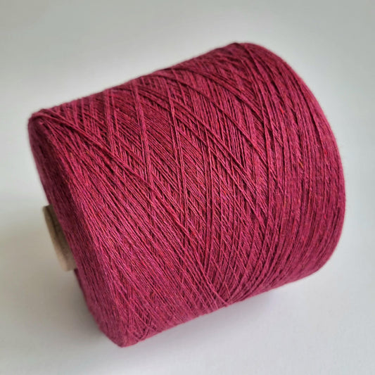 Soft Melange Cashmere Yarn with Anti-Pilling - 2/25Nm - 1250m per 100g - Magenta Melange