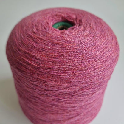100% Cashmere Yarn - 2/16Nm - 800m per 100g - Rose Pink Melange