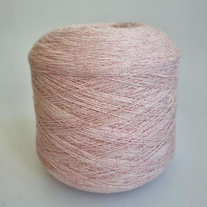 100% Cashmere Yarn - 2/26Nm - 1300m per 100g - Light Pink Melange