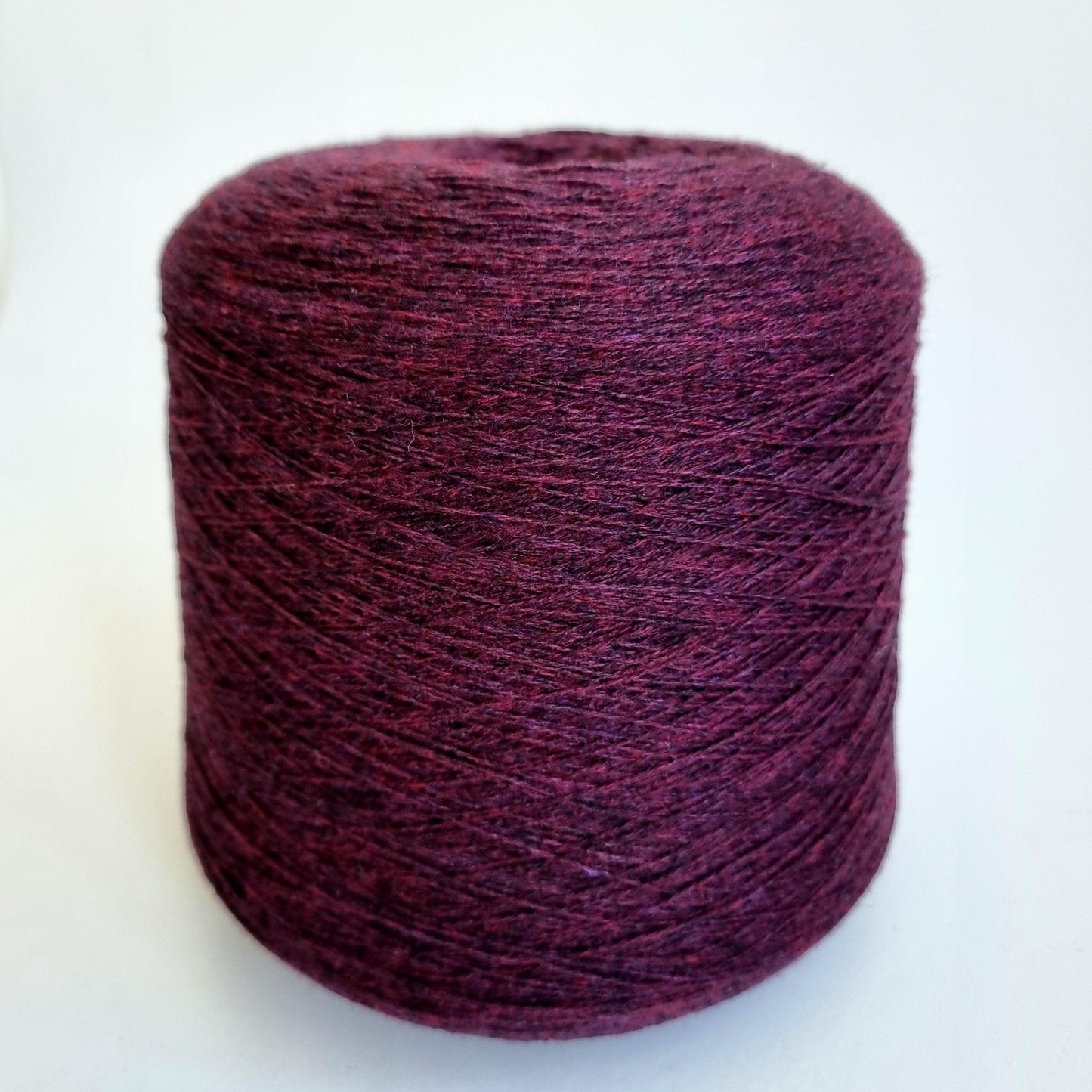 100% Cashmere Yarn - 2/26Nm - 1300m per 100g - Purple Wine Red Melange