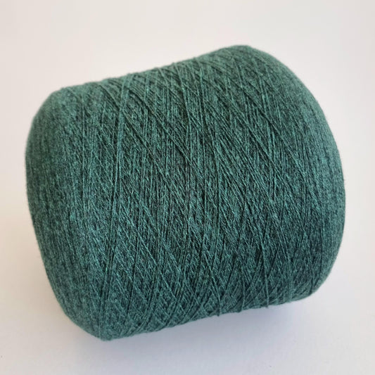 100% Cashmere Yarn - 2/26Nm - 1300m per 100g - Xmas Green Melange