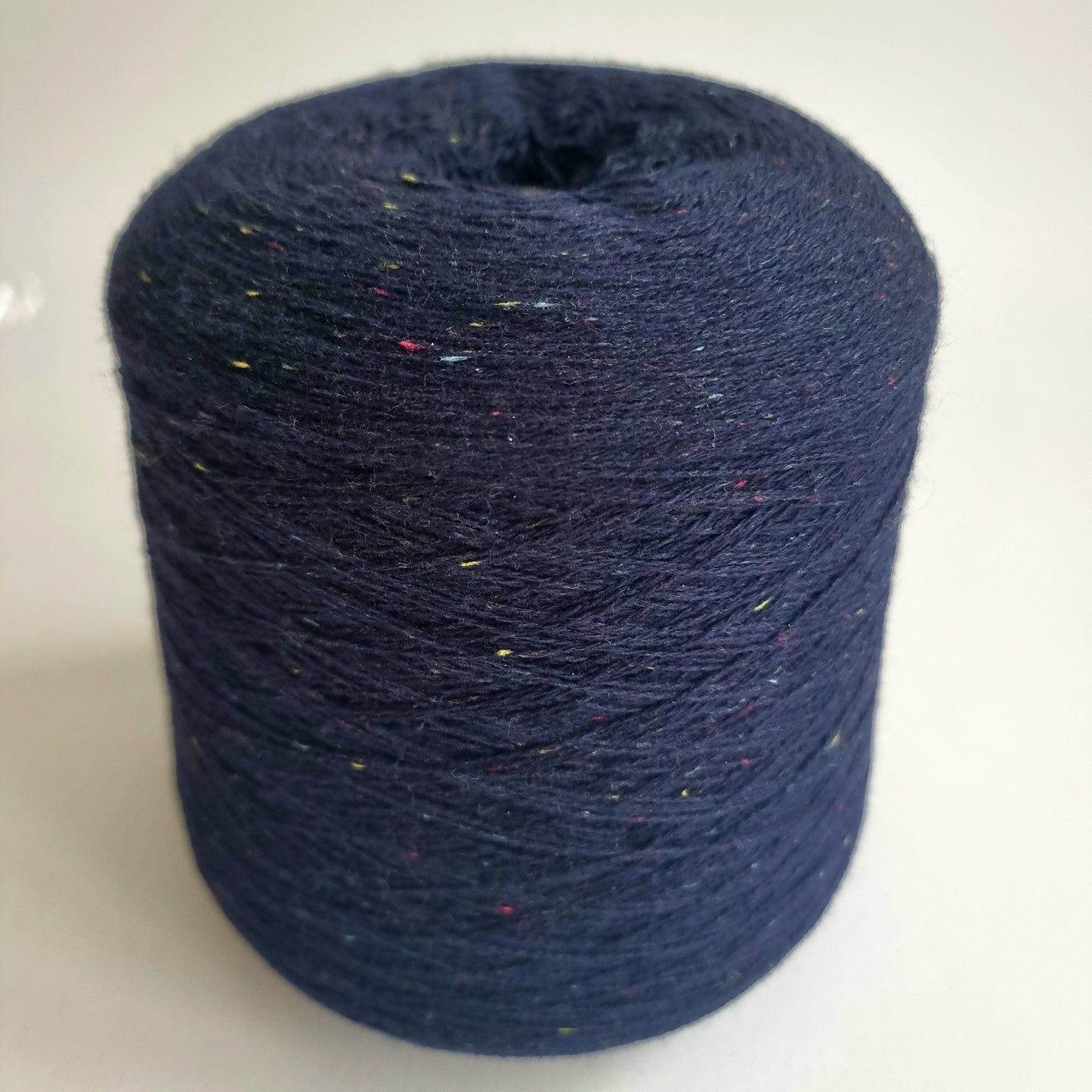 Loro Piana Italian 100% Cashmere Yarn - 2/26Nm - 1300m per 100g - Navy Blue Tweed