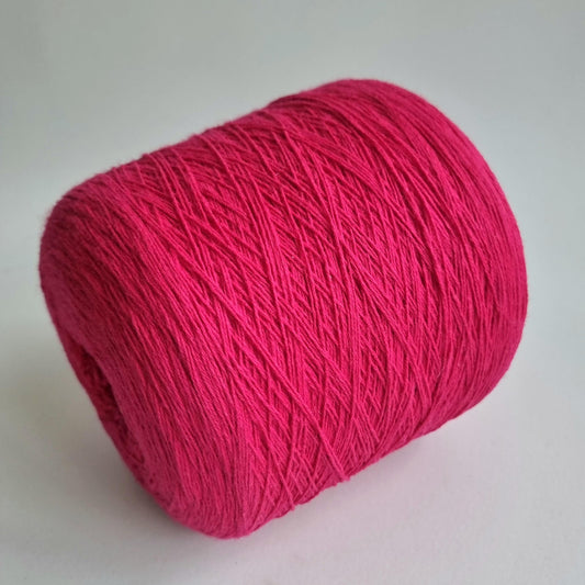 Loro Piana Italian 100% Cashmere Yarn - 2/16Nm - 800m per 100g - Fuchsia Pink
