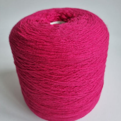 Loro Piana Italian 100% Cashmere Yarn - 2/16Nm - 800m per 100g - Fuchsia Pink