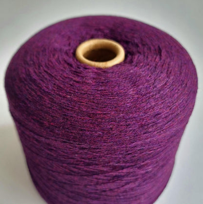 100% Cashmere Yarn - 2/26Nm - 1300m per 100g - Plum Purple Melange