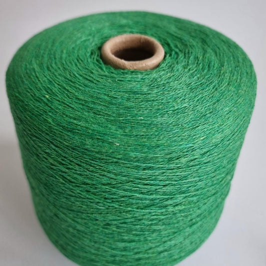 Soft Melange Cashmere Yarn with Anti-Pilling - 2/25Nm - 1250m per 100g - Green Yellow Melange