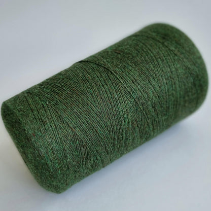 100% Cashmere Yarn - 2/26Nm - 1300m per 100g - Army Green Melange