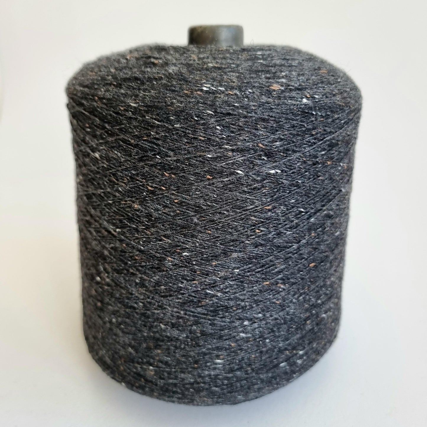 100% Cashmere Yarn - 2/26Nm - 1300m per 100g - Dark Grey Tweed