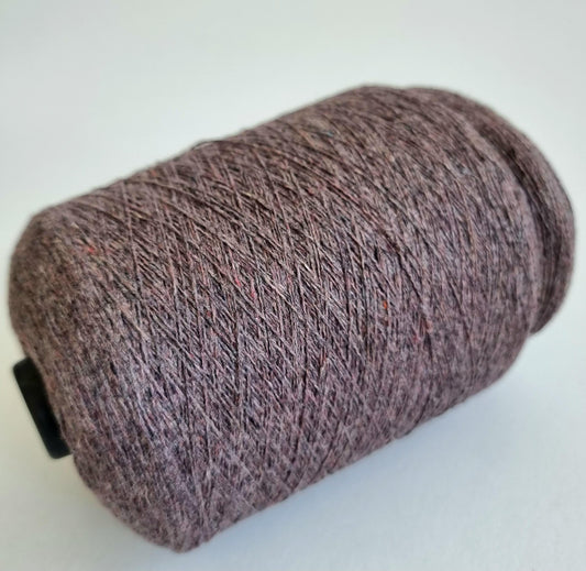 100% Cashmere Yarn - 2/24Nm - 1200m per 100g - Muted Purple Melange
