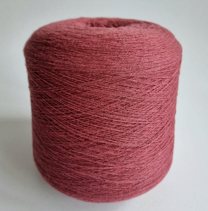 Loro Piana Italian 100% Cashmere Yarn - 2/26Nm - 1300m per 100g - Dark Rose Pink