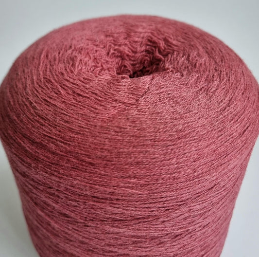 Loro Piana Italian 100% Cashmere Yarn - 2/26Nm - 1300m per 100g - Dark Rose Pink