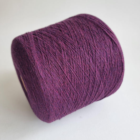 100% Cashmere Yarn - 2/26Nm - 1300m per 100g - Plum Purple Melange