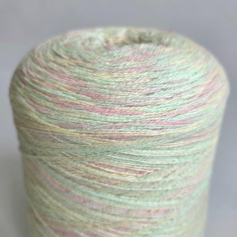 100% Cashmere Yarn - 2/25Nm - 1300m per 100g - Light Pastel Long Gradient