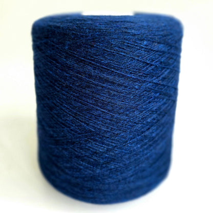 100% Cashmere Yarn - 2/26Nm - 1300m per 100g - Navy Blue Black Melange