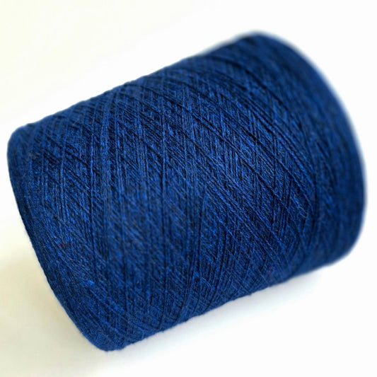 100% Cashmere Yarn - 2/26Nm - 1300m per 100g - Navy Blue Black Melange