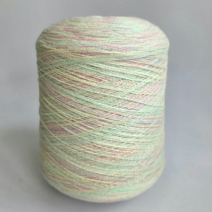 100% Cashmere Yarn - 2/25Nm - 1300m per 100g - Light Pastel Long Gradient