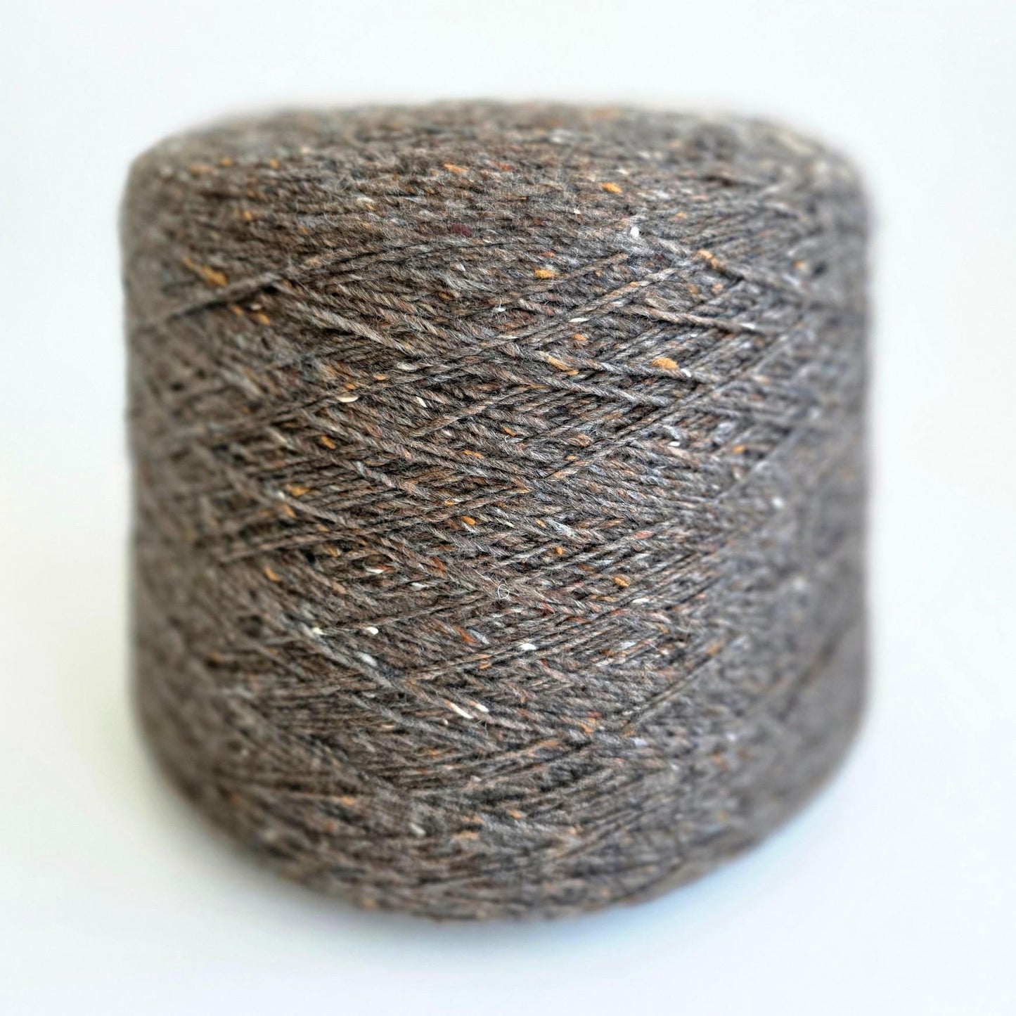 Brown Tweed Yarn - 40/35/25 - Cotton/Nylon/Wool - 300m per 100g