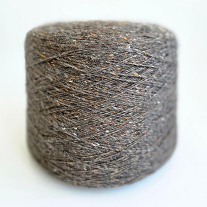 Brown Tweed Yarn - 40/35/25 - Cotton/Nylon/Wool - 300m per 100g