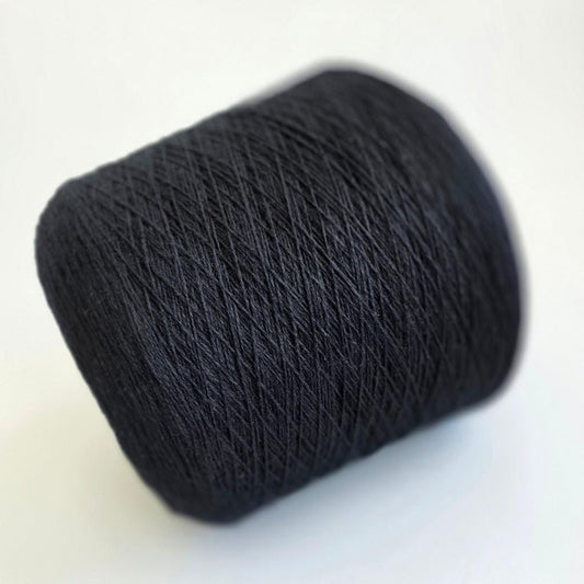 Loro Piana 100% Cashmere Yarn - 2/16Nm - 800m per 100g - Jet Black