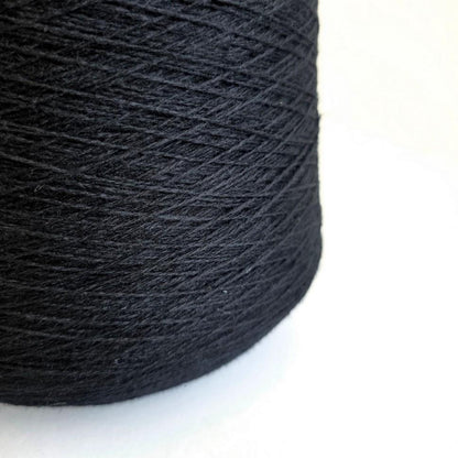 Loro Piana 100% Cashmere Yarn - 2/16Nm - 800m per 100g - Jet Black