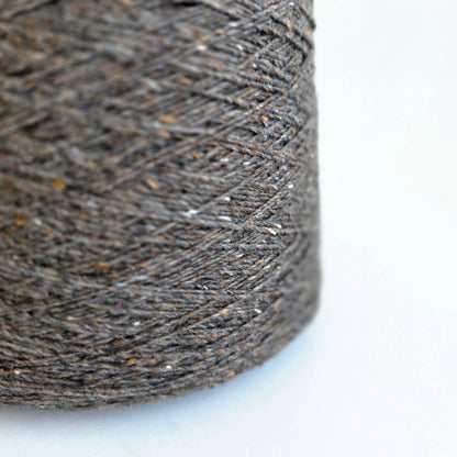 Brown Tweed Yarn - 40/35/25 - Cotton/Nylon/Wool - 300m per 100g
