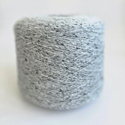 Light Grey Tweed Yarn - 40/35/25 - Cotton/Nylon/Wool - 300m per 100g