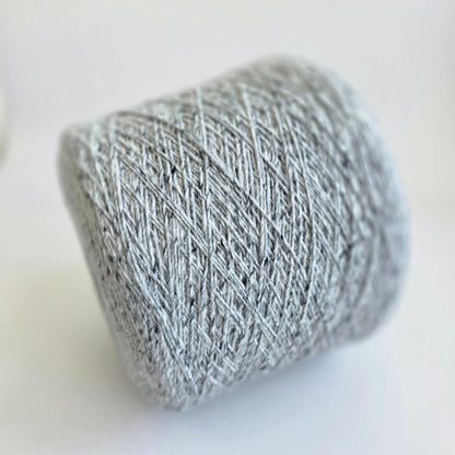 Light Grey Tweed Yarn - 40/35/25 - Cotton/Nylon/Wool - 300m per 100g