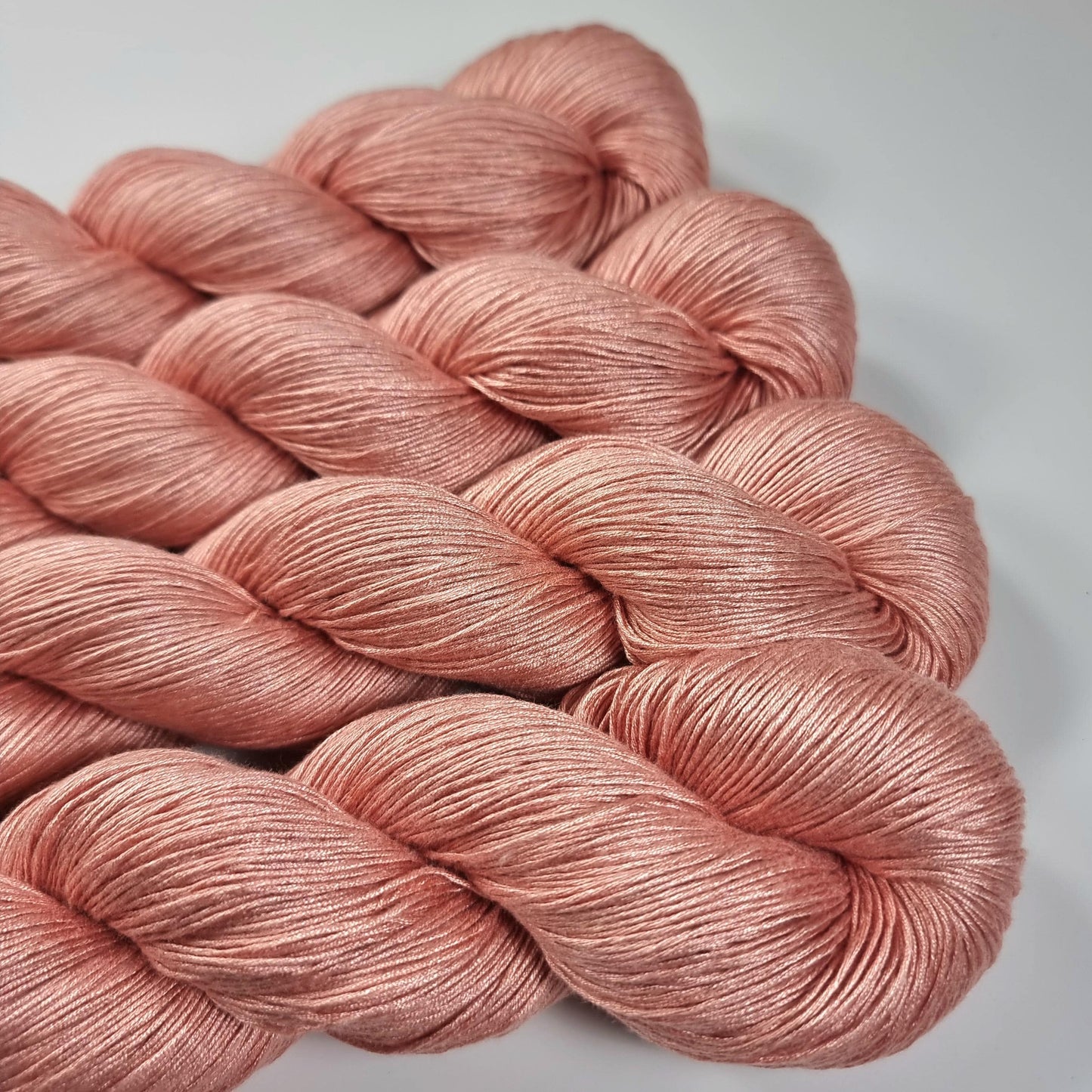 Cozy Mulberry - Light Salmon - Mulberry Silk & Cotton - Fingering Weight - 433m/100g
