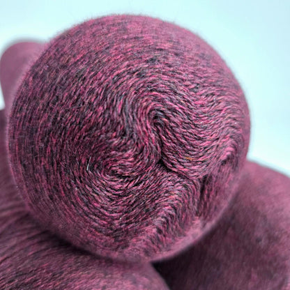 100% Cashmere Yarn - 2/26Nm - 1300m per 100g - Red Wine Melange