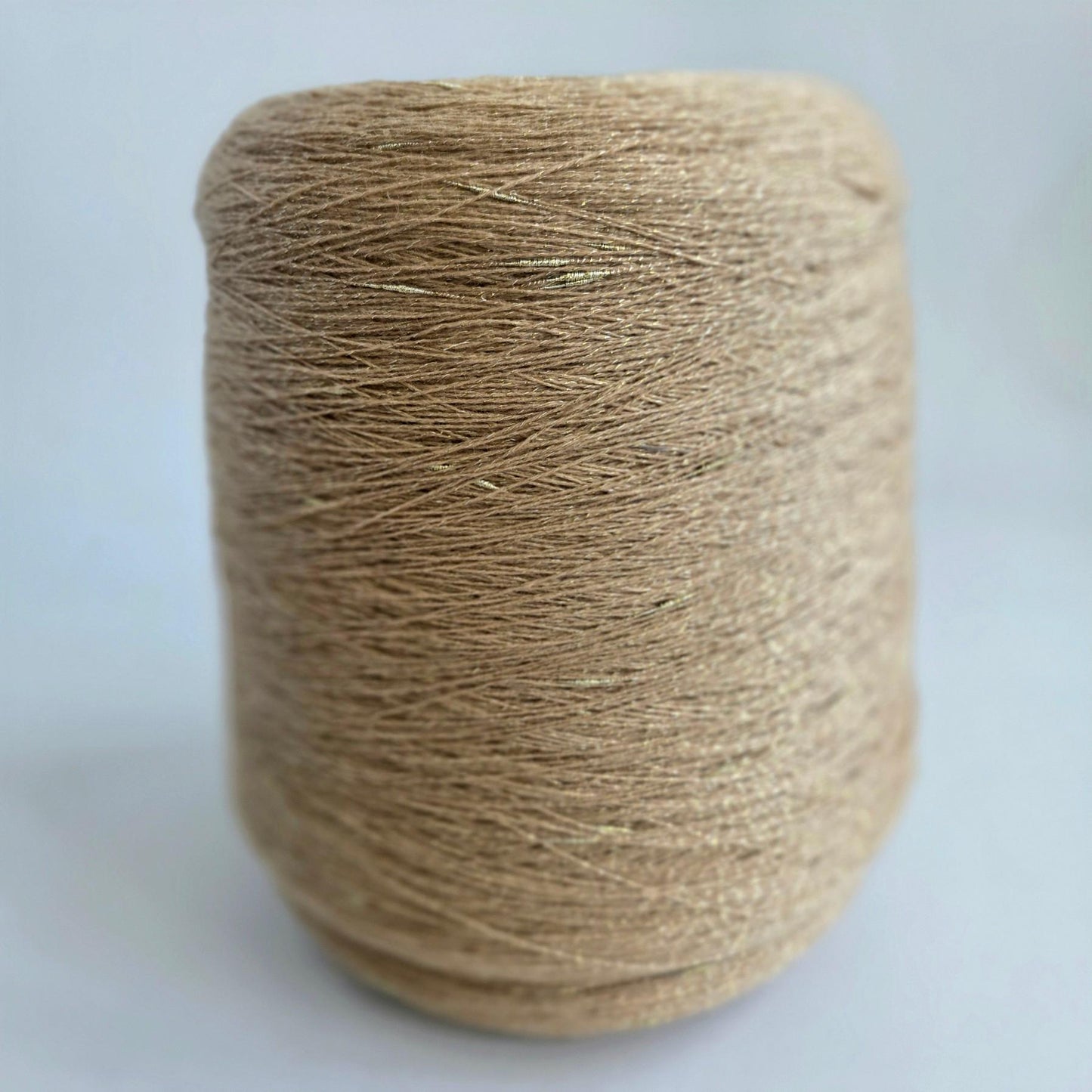 Loro Piana 100%  Italian Cashmere Yarn - 2/26Nm - 1300m per 100g - Nude with Gold Sparkles