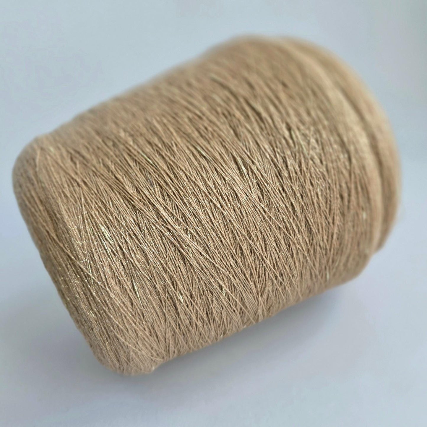Loro Piana 100%  Italian Cashmere Yarn - 2/26Nm - 1300m per 100g - Nude with Gold Sparkles