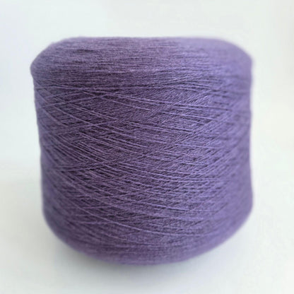 100% Mink Cashmere Yarn - 2/16Nm - 800m per 100g - Purple