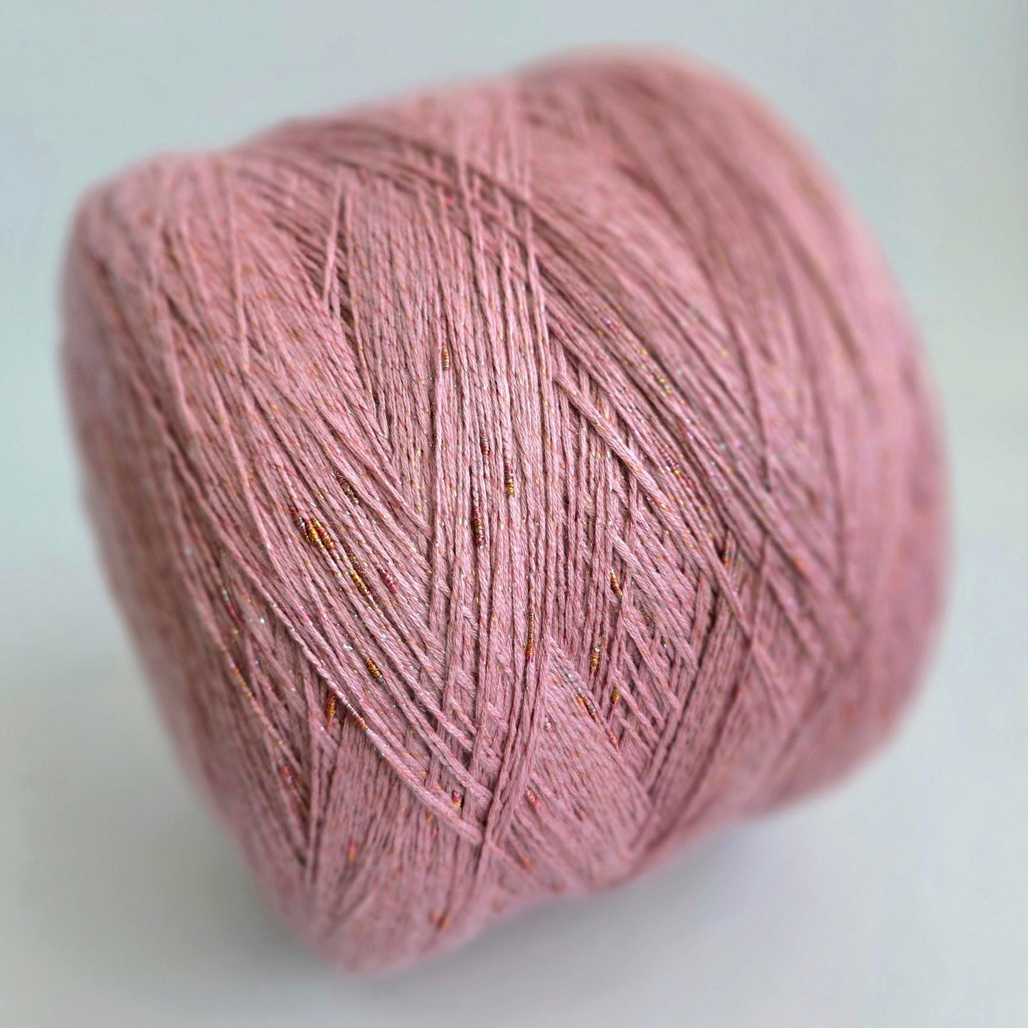 Rose Pink Yarn 60/35/5 Cashmere/Silk/Stellina  - 6/48Nm - 800m per 100g