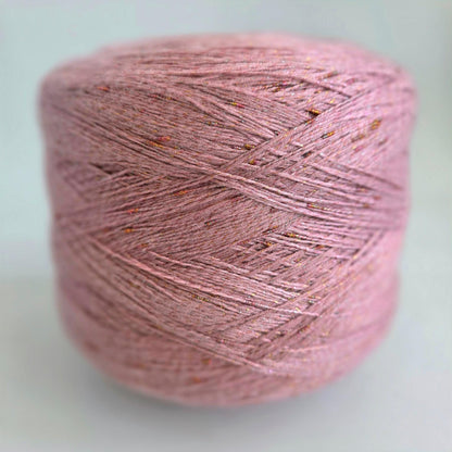 Rose Pink Yarn 60/35/5 Cashmere/Silk/Stellina  - 6/48Nm - 800m per 100g