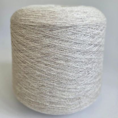 Loro Piana Italian 100% Cashmere Yarn - 2/26Nm - 1300m per 100g - Cream Melange