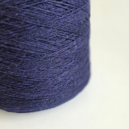 100% Yak -  Light Fingering - 1100m/100g - Navy Blue & Purple AB