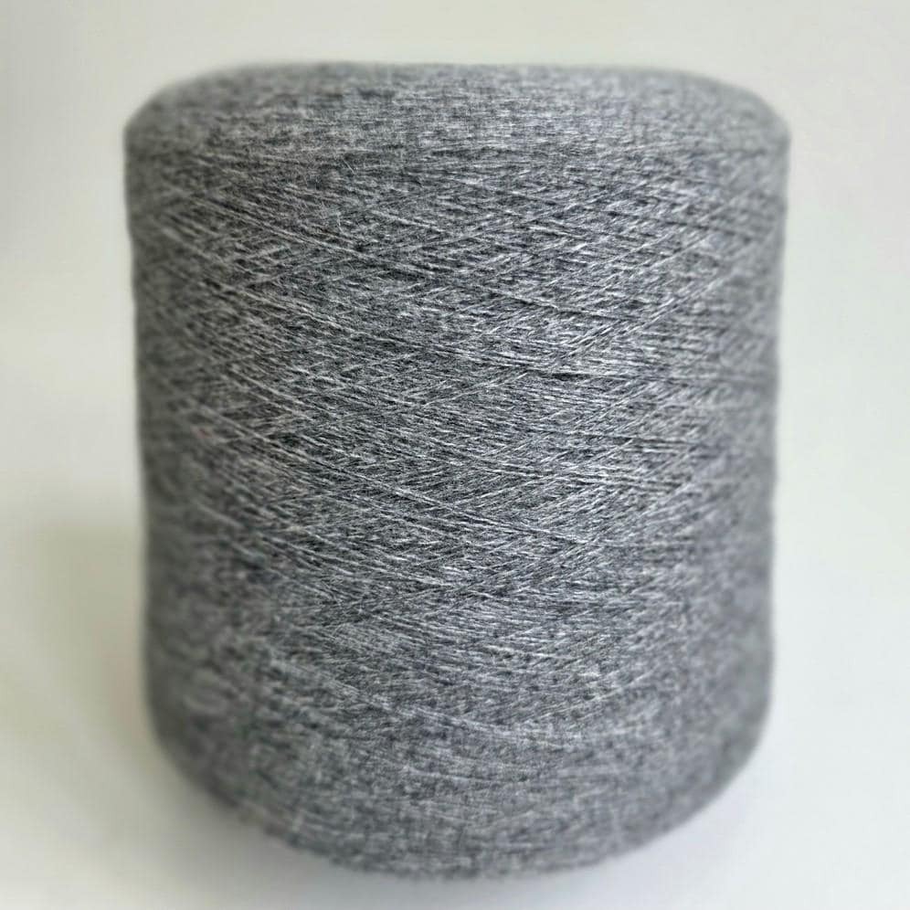 Loro Piana Italian 100% Cashmere Yarn - 2/26Nm - 1300m per 100g - Powder Grey Melange