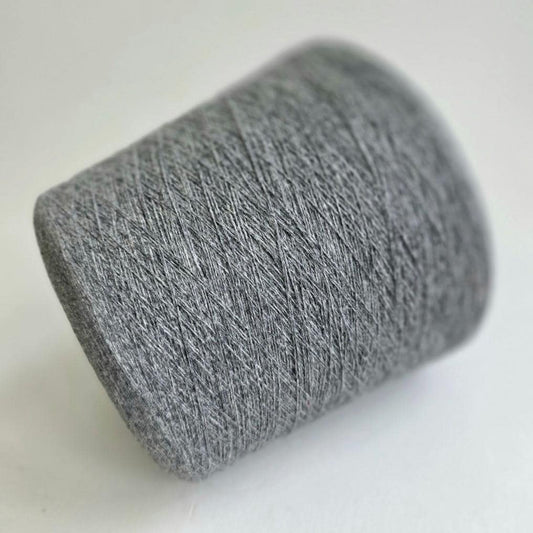 Loro Piana Italian 100% Cashmere Yarn - 2/26Nm - 1300m per 100g - Powder Grey Melange