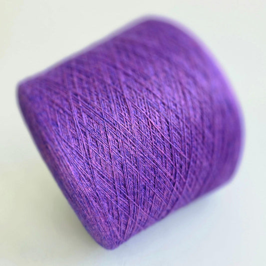 100% Cashmere Yarn - 2/25Nm - 1300m per 100g - Purple Pink Melange