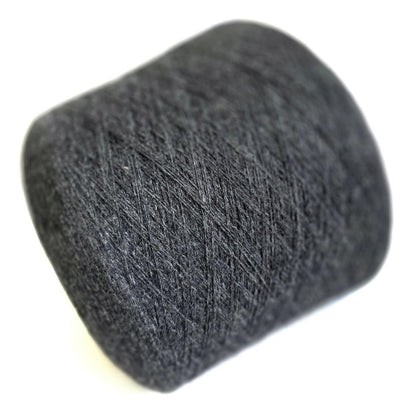 100% Cashmere Yarn - 2/26Nm - 1300m per 100g - Charcoal Ash Melange